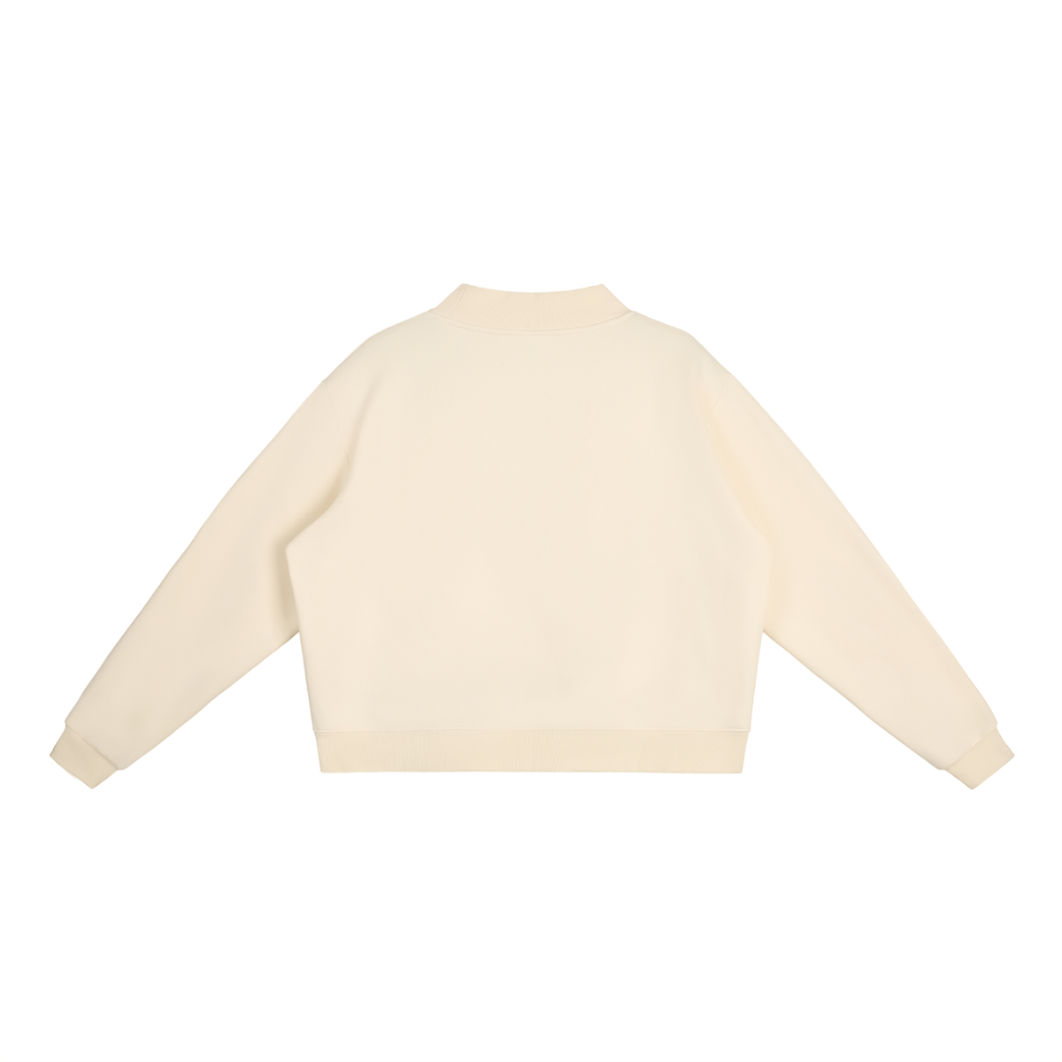 Mock-Neck Crew Sweatshirt