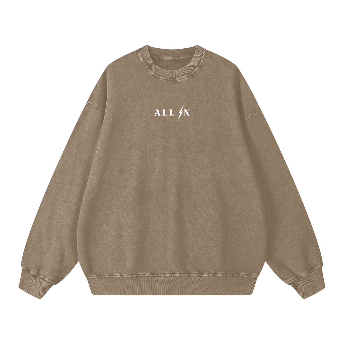 Snow Washed Oversized Sweatshirt