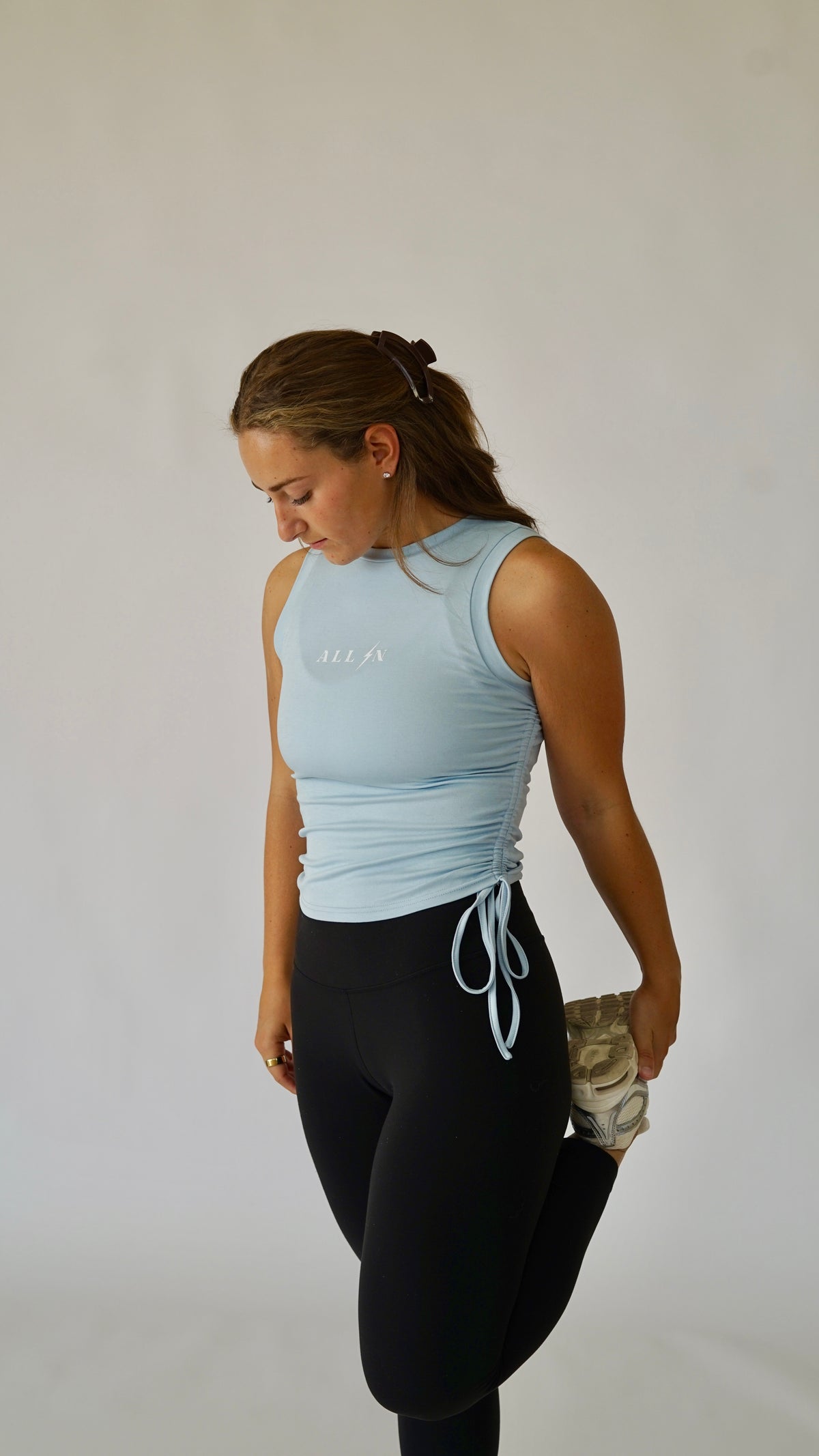 Full Length Drawstring Tank Top