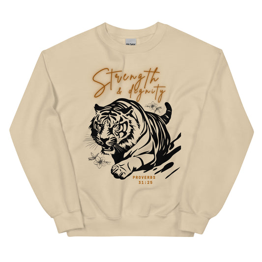 Strength & dignity crewneck