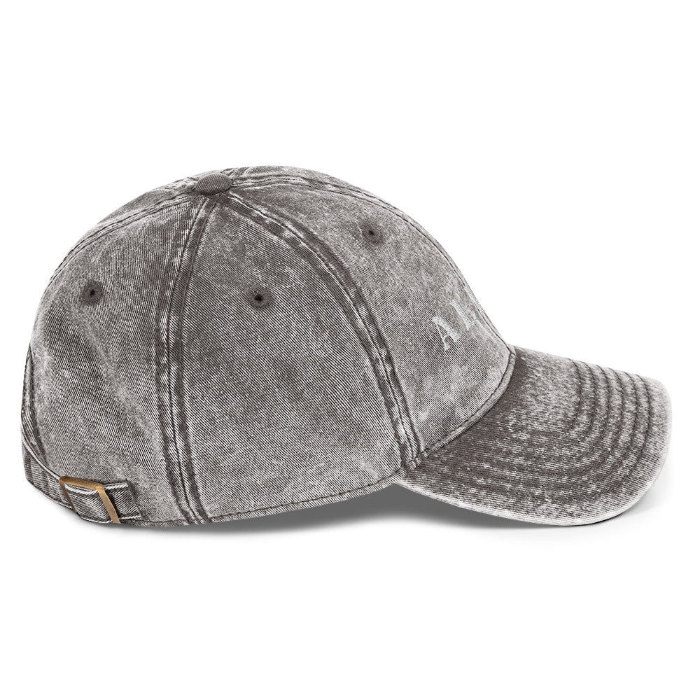 ALL IN washed out dad cap